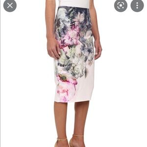 Ted Baker Floral Pencil Skirt